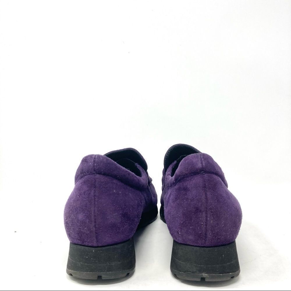 𝅺KENNEL Und Schmenger Chunky Purple Suede Loafers Size 8/38 - Picture 4 of 6
